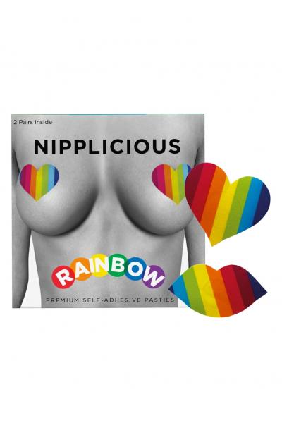 Acoperitoare Sfarcuri Nipplicious Rainbow 2 Seturi