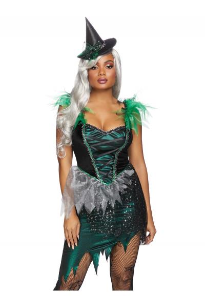 Costum 86816 Wicked Witch Verde