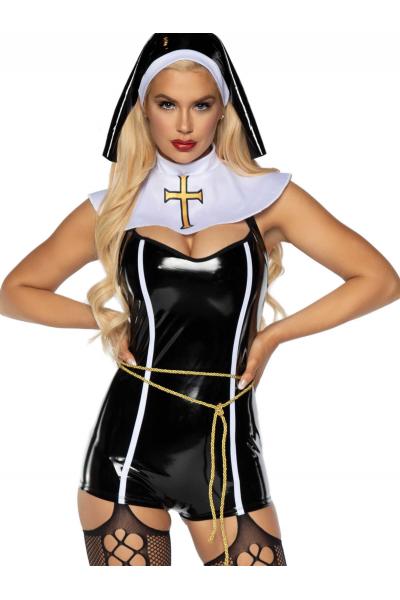 Costum 86887 Sinful Sister Negru