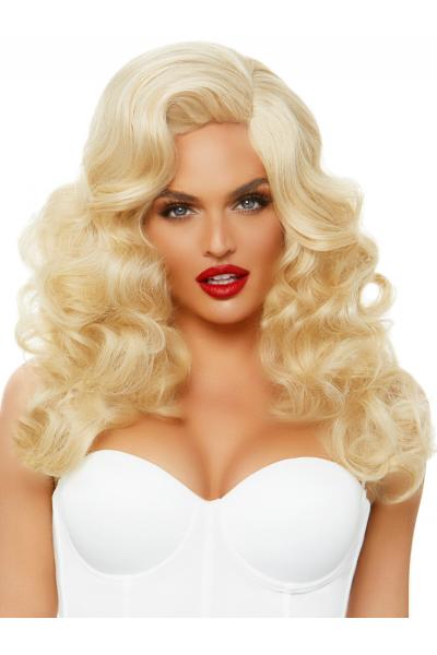 Peruca A2861 Bombshell long curly wig Galben