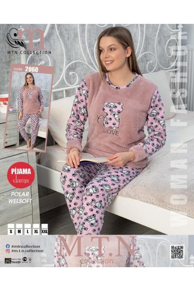 Pijama dama cocolino Cat Love