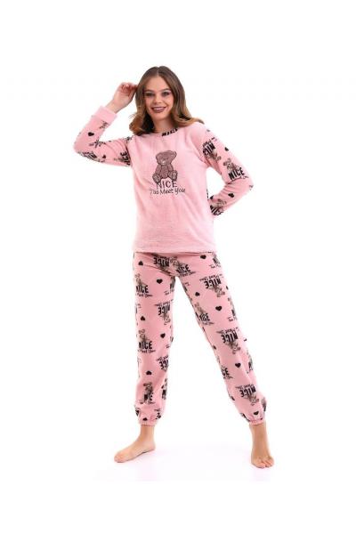 Pijama dama cocolino Nice To Meet You Bear
