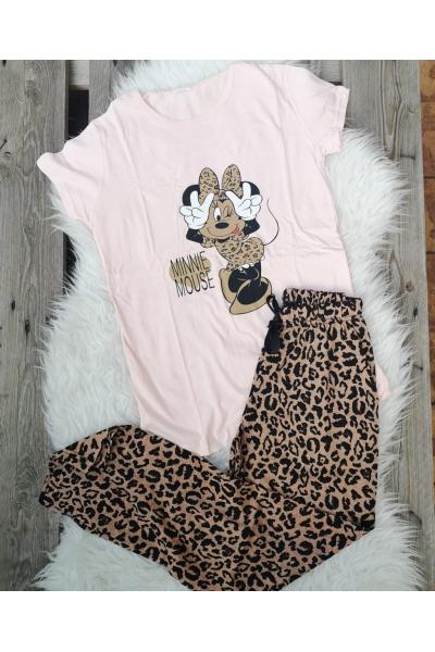 Pijama dama Minnie Leopard Roz