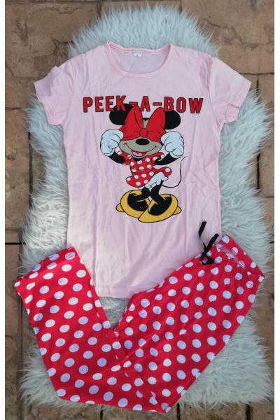Pijama dama Peek a Bow roz