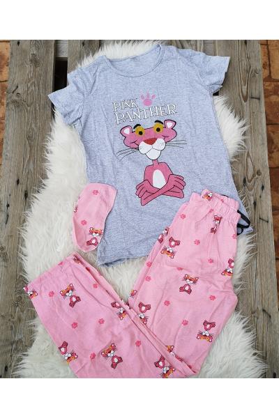 Pijama dama Pink Panther gri