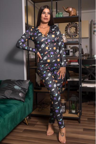 Pijama dama tip salopeta Univers