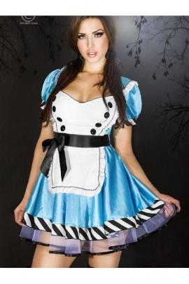 Costum Alice in Wonderland Albastru