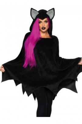 Costum Bat Poncho Negru