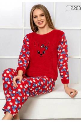 Pijama dama cocolino Happy Bunny