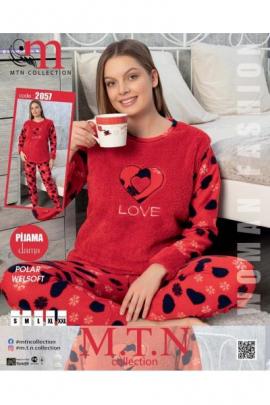 Pijama dama cocolino Love Heart