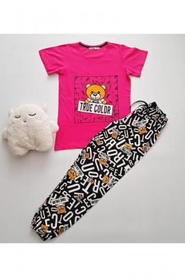 https://www.just4girls.ro/pijama-dama-ieftina-bumbac-lunga-cu-pantaloni-lungi-negri-si-tricou-roz-cu-imprimeu-urs-true-color-106807.html