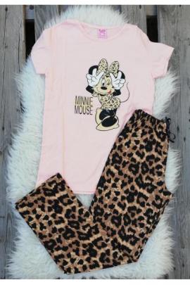 Pijama dama Leopard Cool Minnie roz