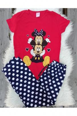 Pijama dama Mickey Club rosu